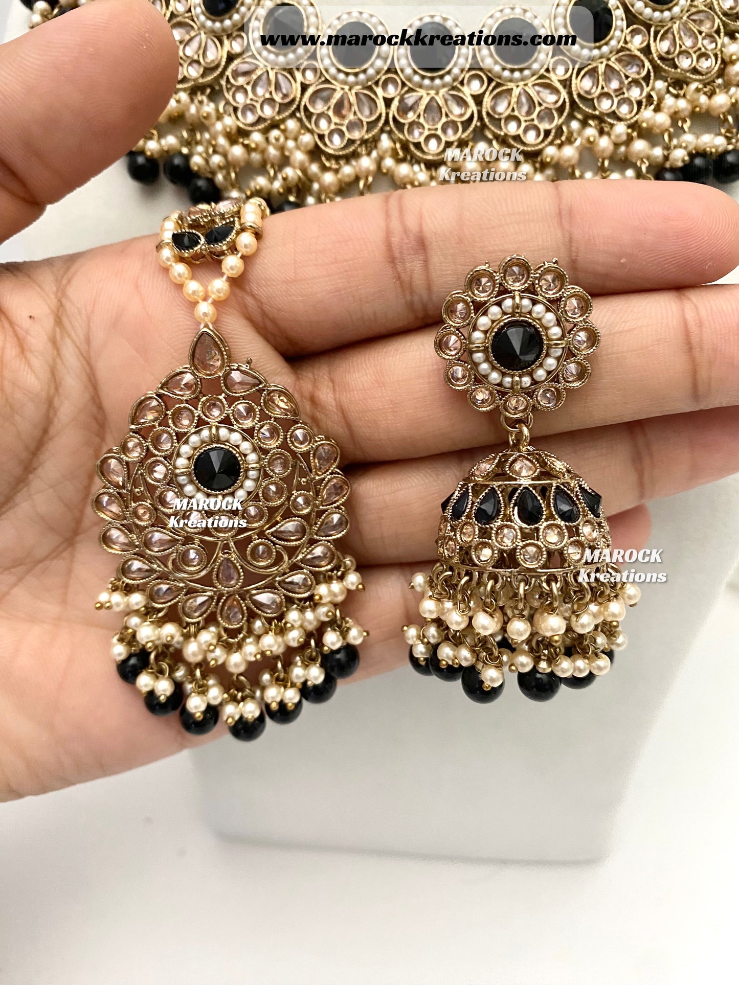 Aalia Antique Polki Necklace set