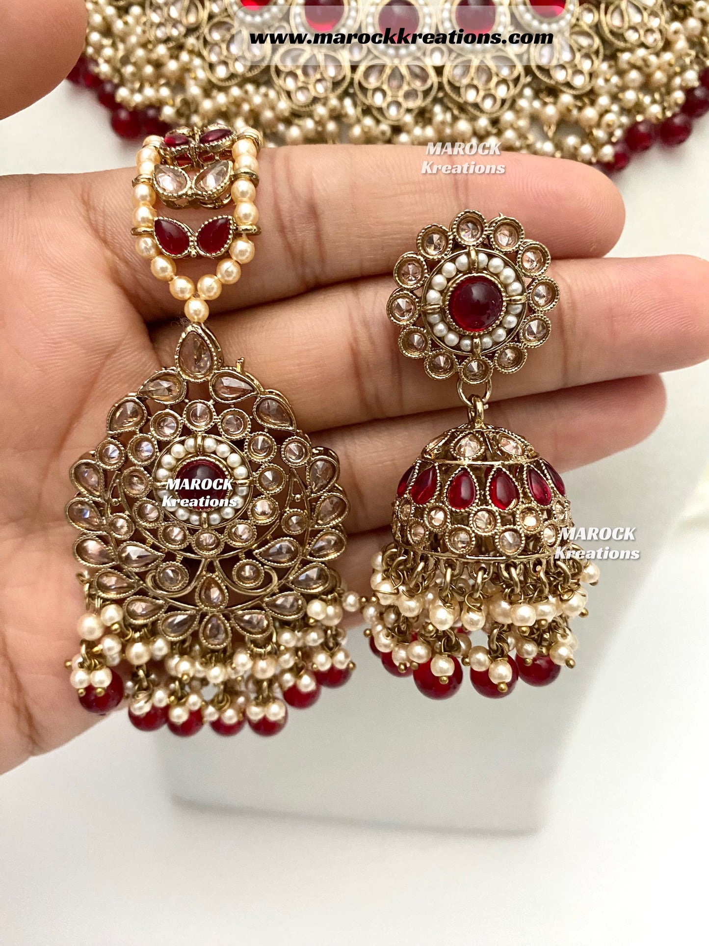 Aalia Antique Polki Necklace set