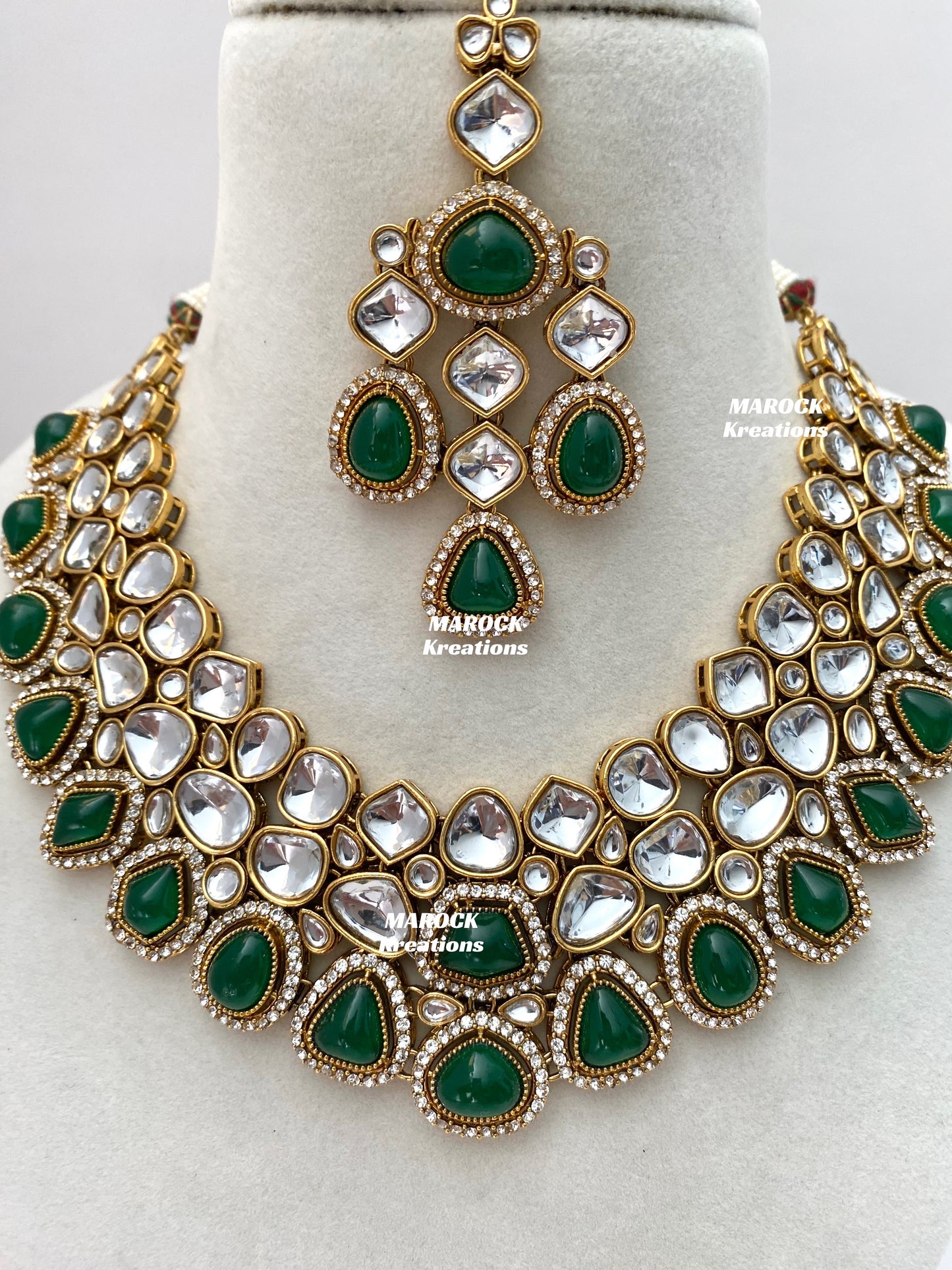 Patriza Sabyasachi inspired Premium Quality Kundan Statement Necklace set