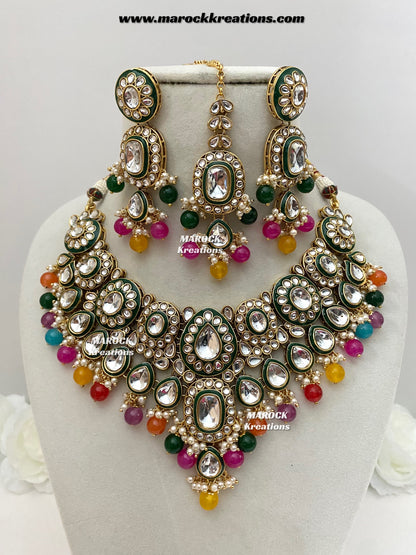 Premium Quality Kundan Statement Necklace set