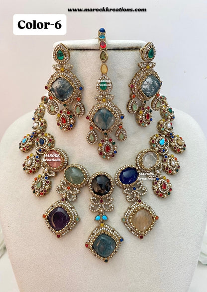 Niharika Sabyasachi inspired Premium Quality Kundan statement choker/necklace set