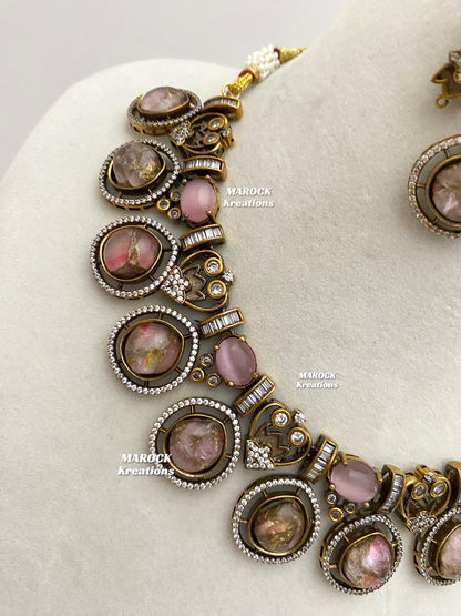 Siena Sabyasachi inspired Premium Quality Moissanite Kundan Necklace set