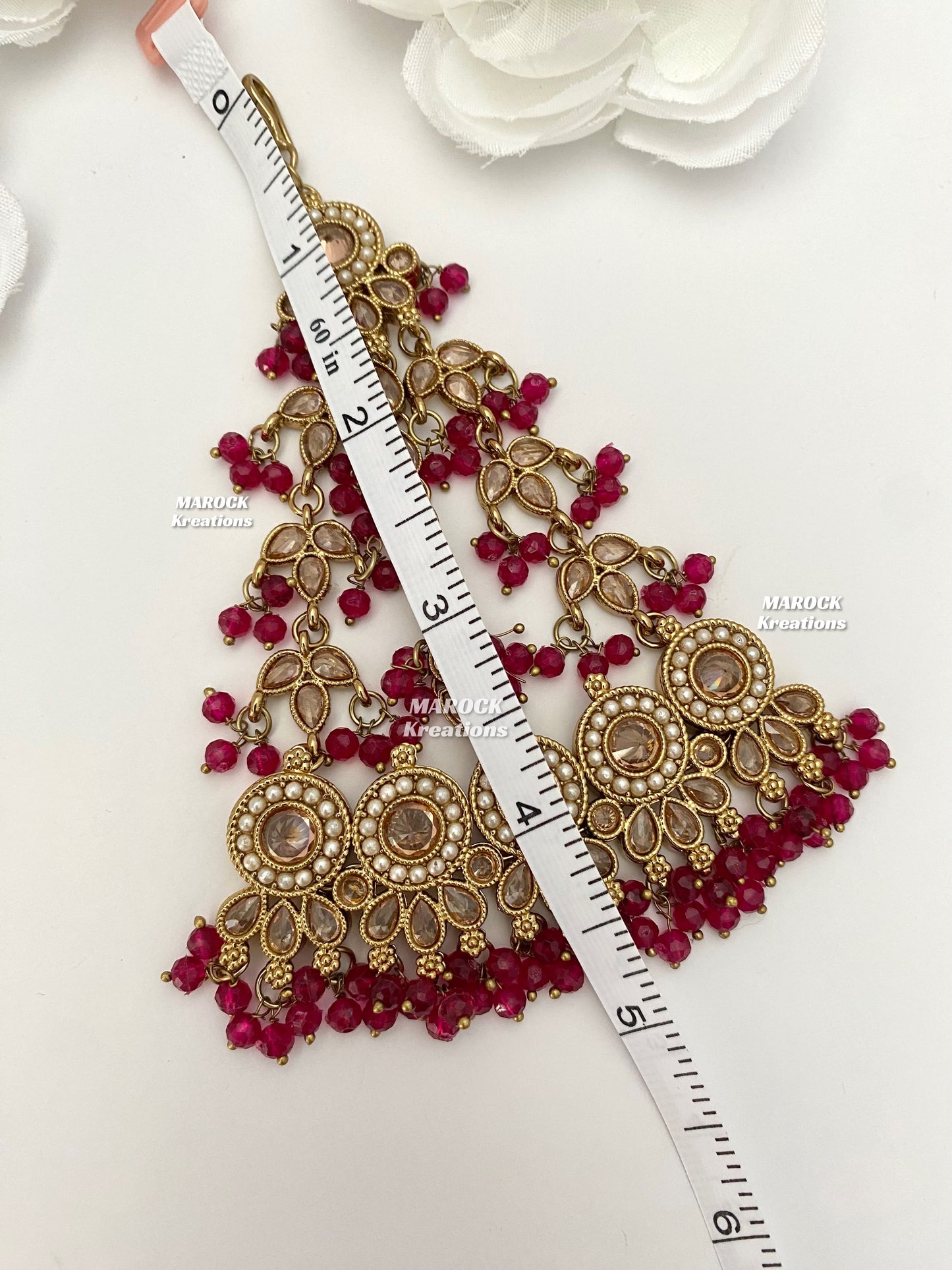Antique Gold Polki Jhoomer/Passa