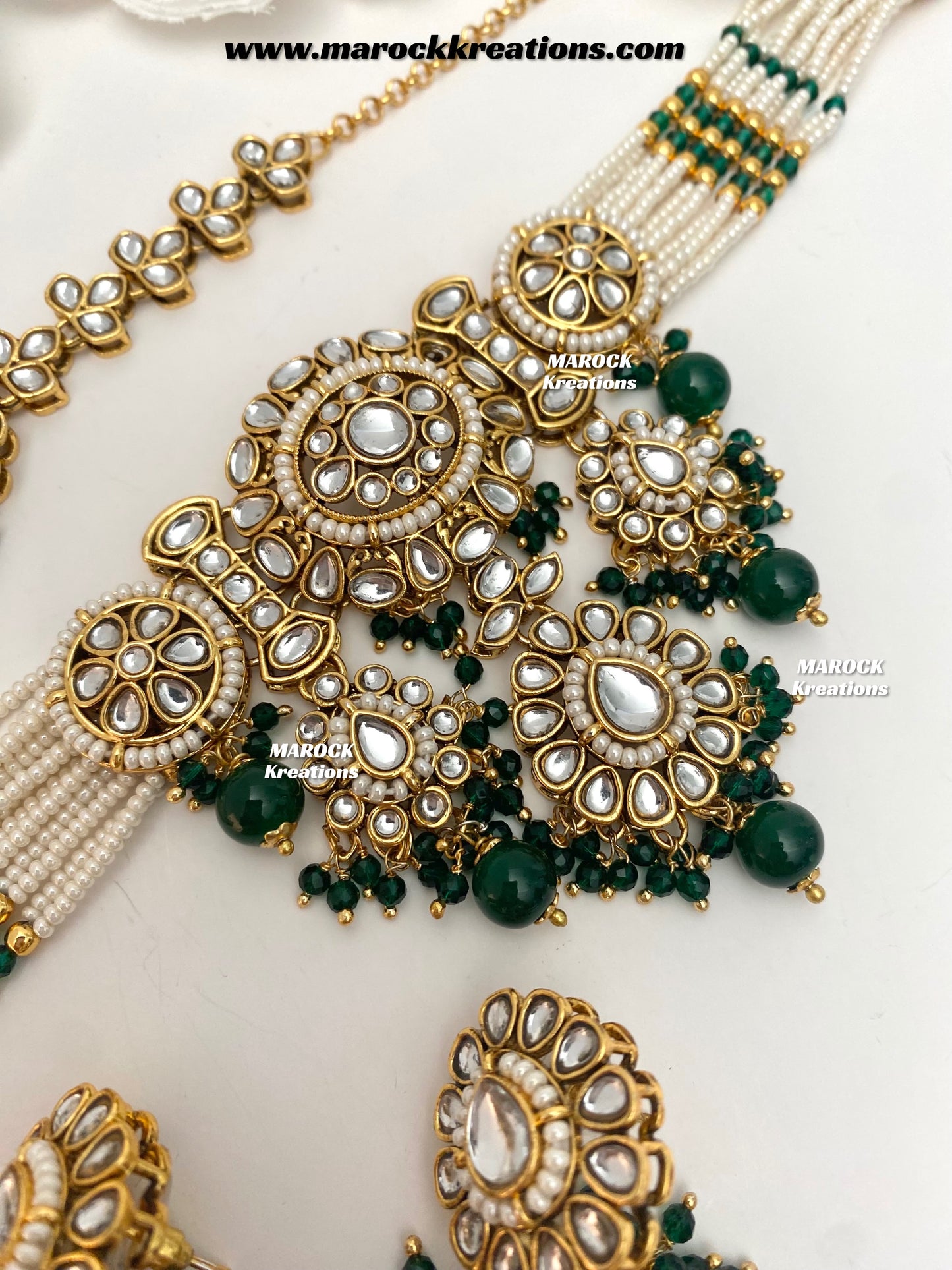 Shaneel Premium quality Kundan Choker set