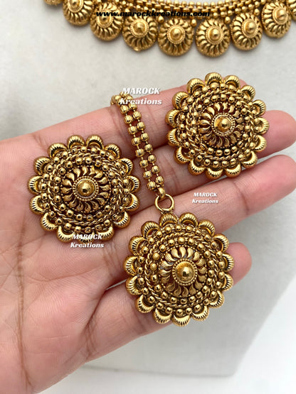 Premium Quality Gold plated necklace set