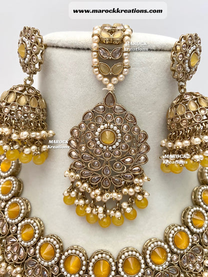 Aalia Antique Polki Necklace set