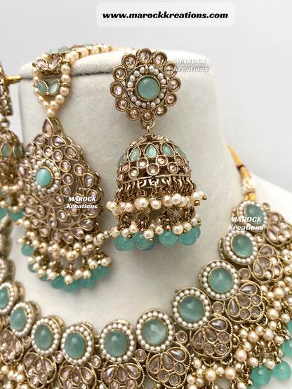 Aalia Antique Polki Necklace set