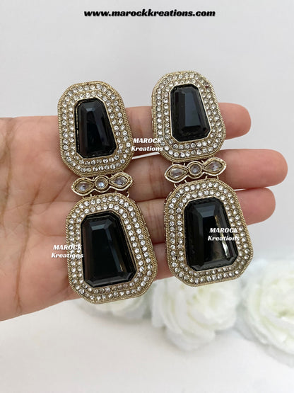 Himani Premium Quality Polki Statement Earrings