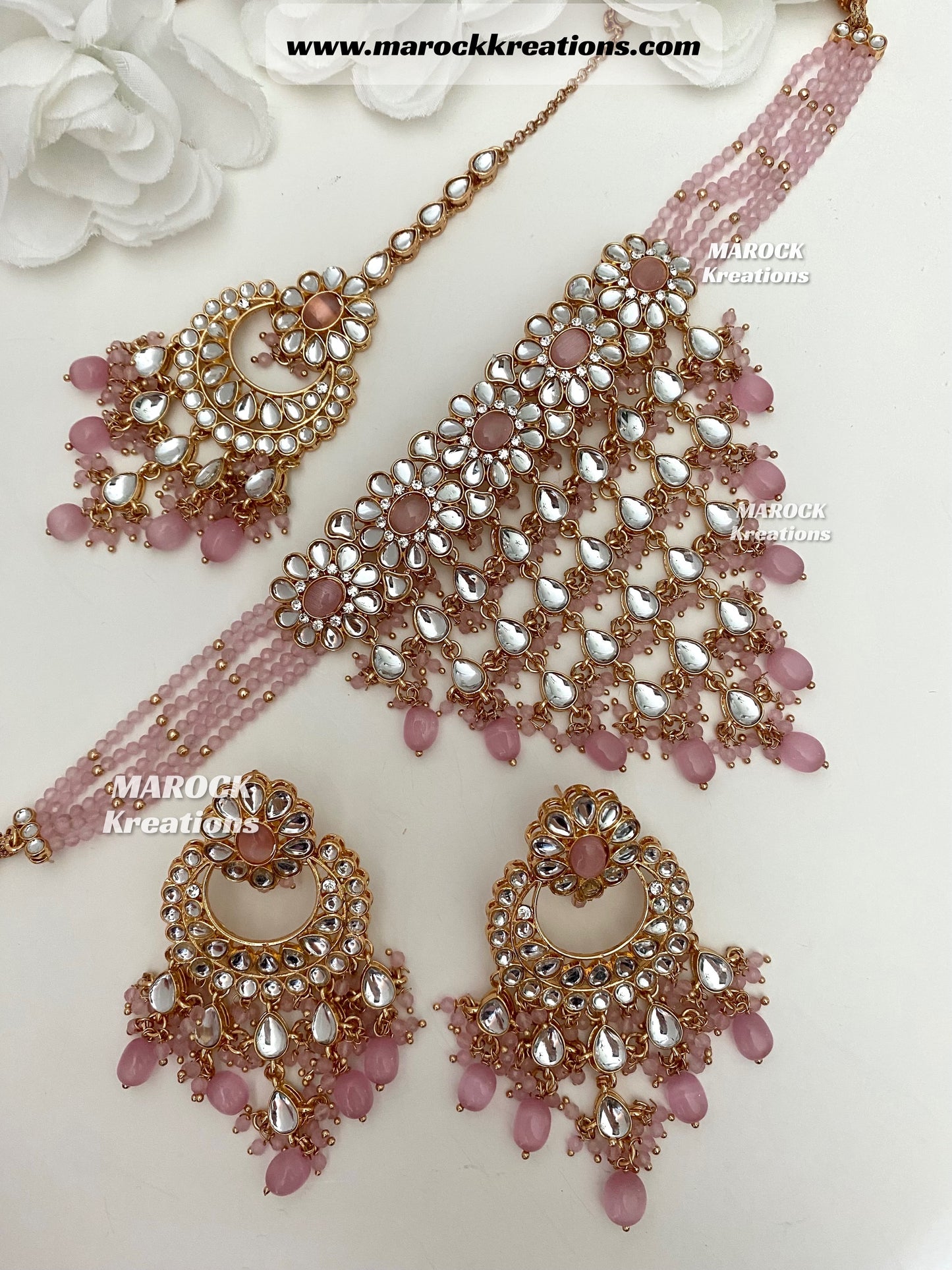 Yasmin premium quality Kundan Statement Choker set