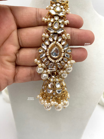 Bhavika Premium Quality Kundan choker/Necklace set