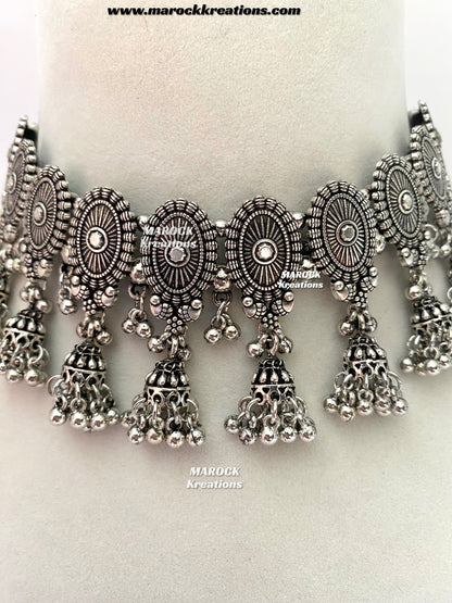 Oxidized Choker set