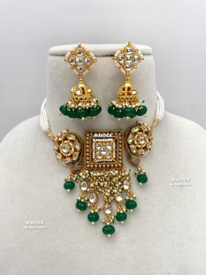 Ashna Paachi Kundan Gold plated exclusive choker set