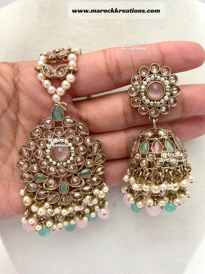 Aalia Antique Polki Necklace set