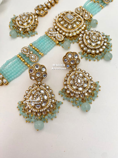 Simona Premium Quality Kundan Choker set