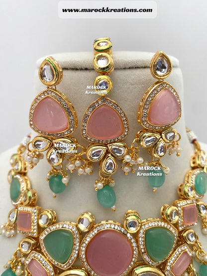 Kundan Statement Necklace set