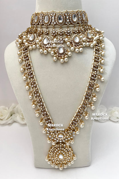 Premium Quality Kundan Bridal set/Indian bridal jewelry