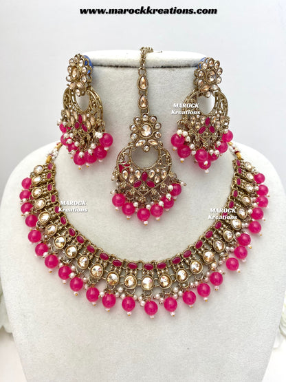 Shefa Polki Necklace set
