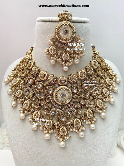 Britni Premium Quality Kundan Statement Bridal set