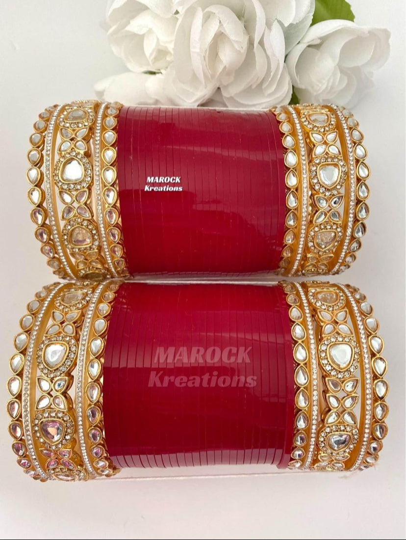 Kundan Bridal Choora/Bridal Bangles