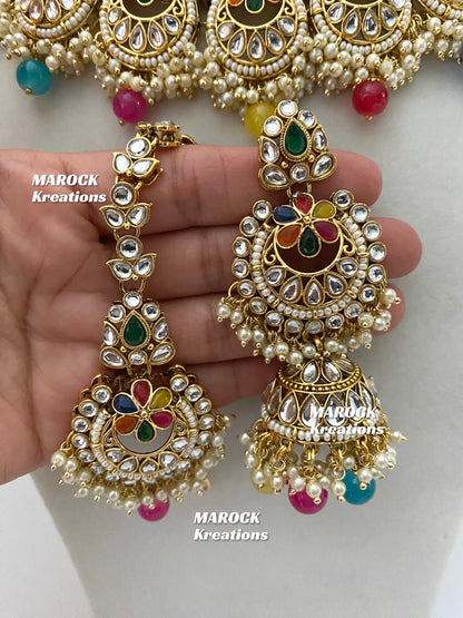 Premium Quality Kundan Necklace set