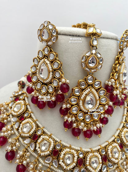 Sania Premium Quality Kundan Necklace set