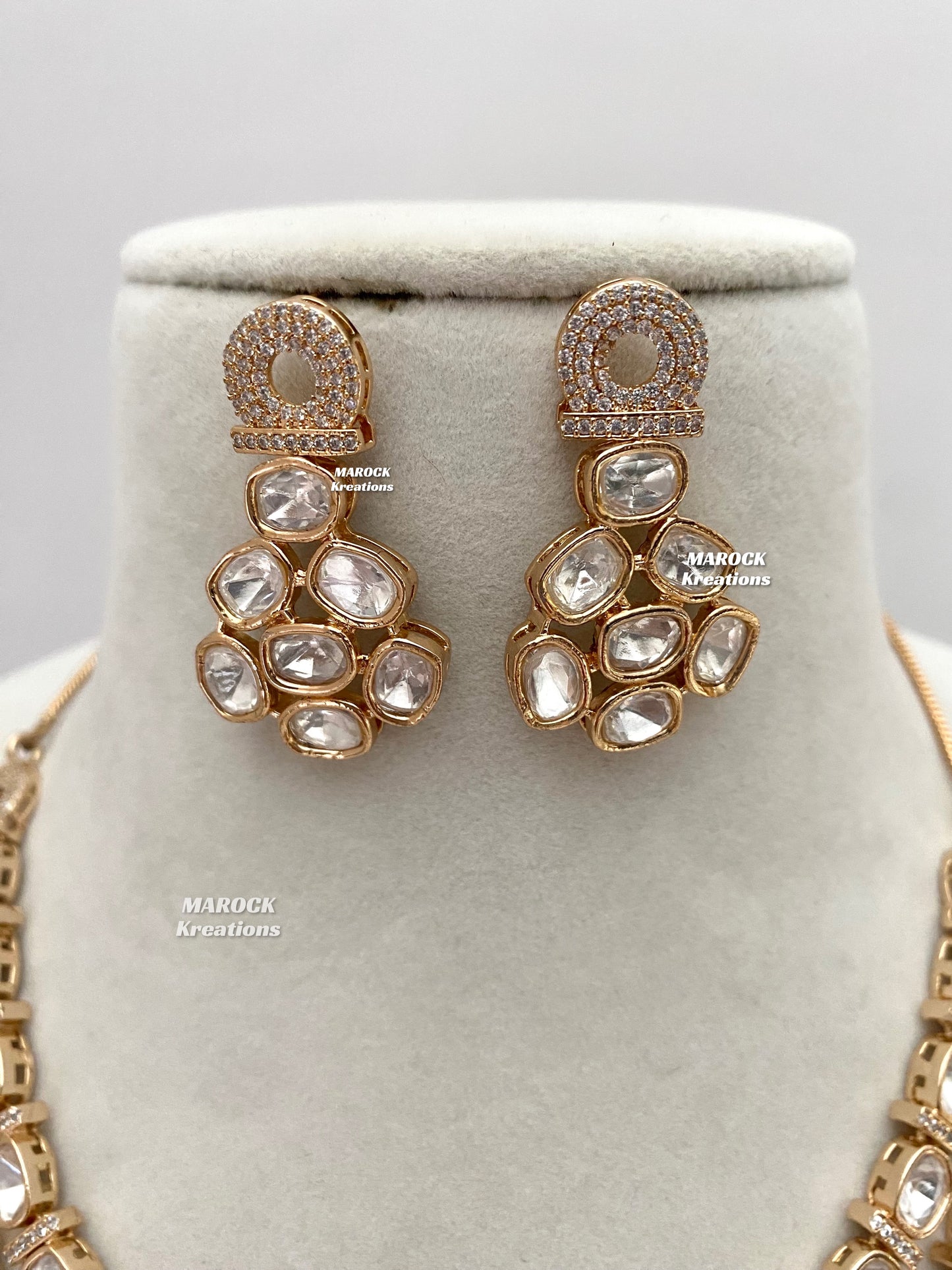 Shail Tyani inspired Premium Quality Kundan Necklace set