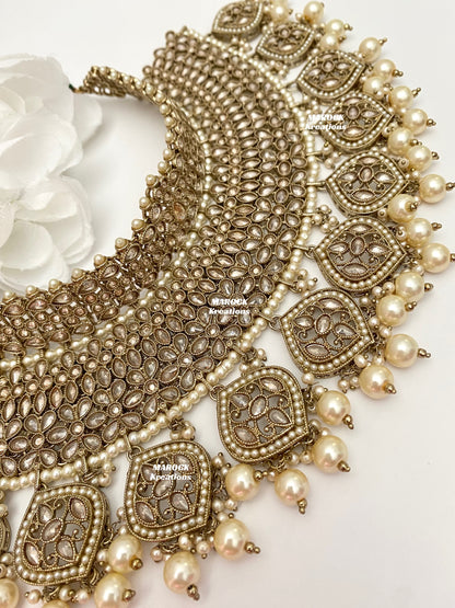 Tashi Premium Quality Polki Statement Bridal set