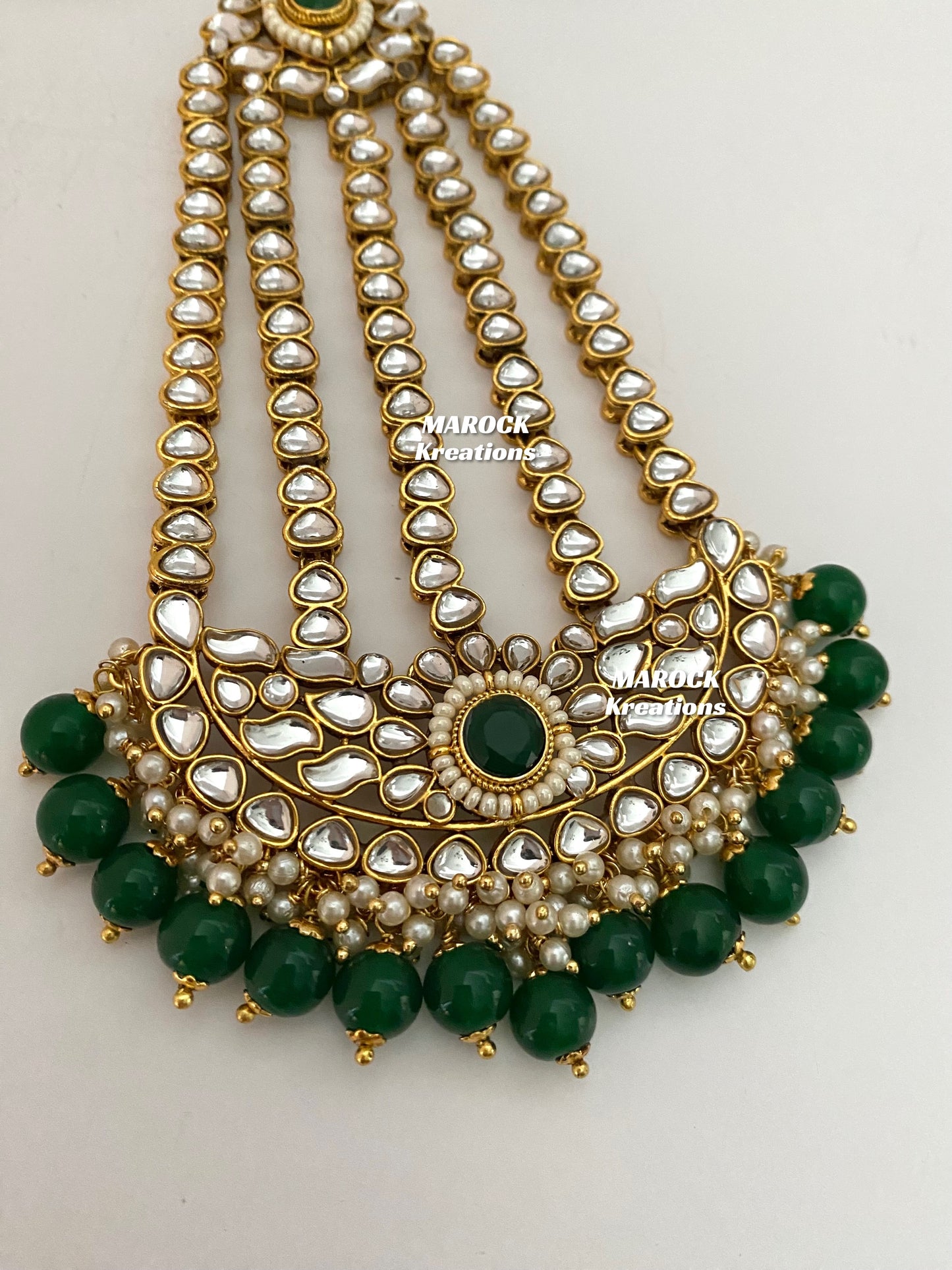 Oversized Kundan Jhoomer/Passa