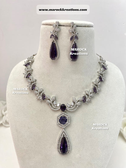 American Diamond Necklace set