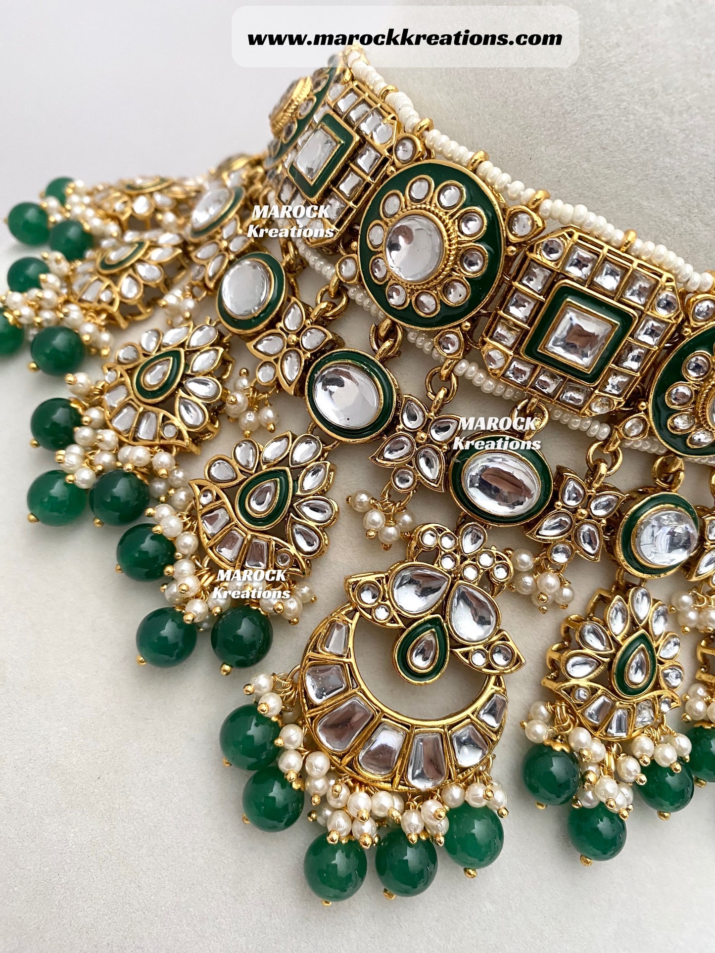 Mehak Premium Quality Kundan Statement Necklace set