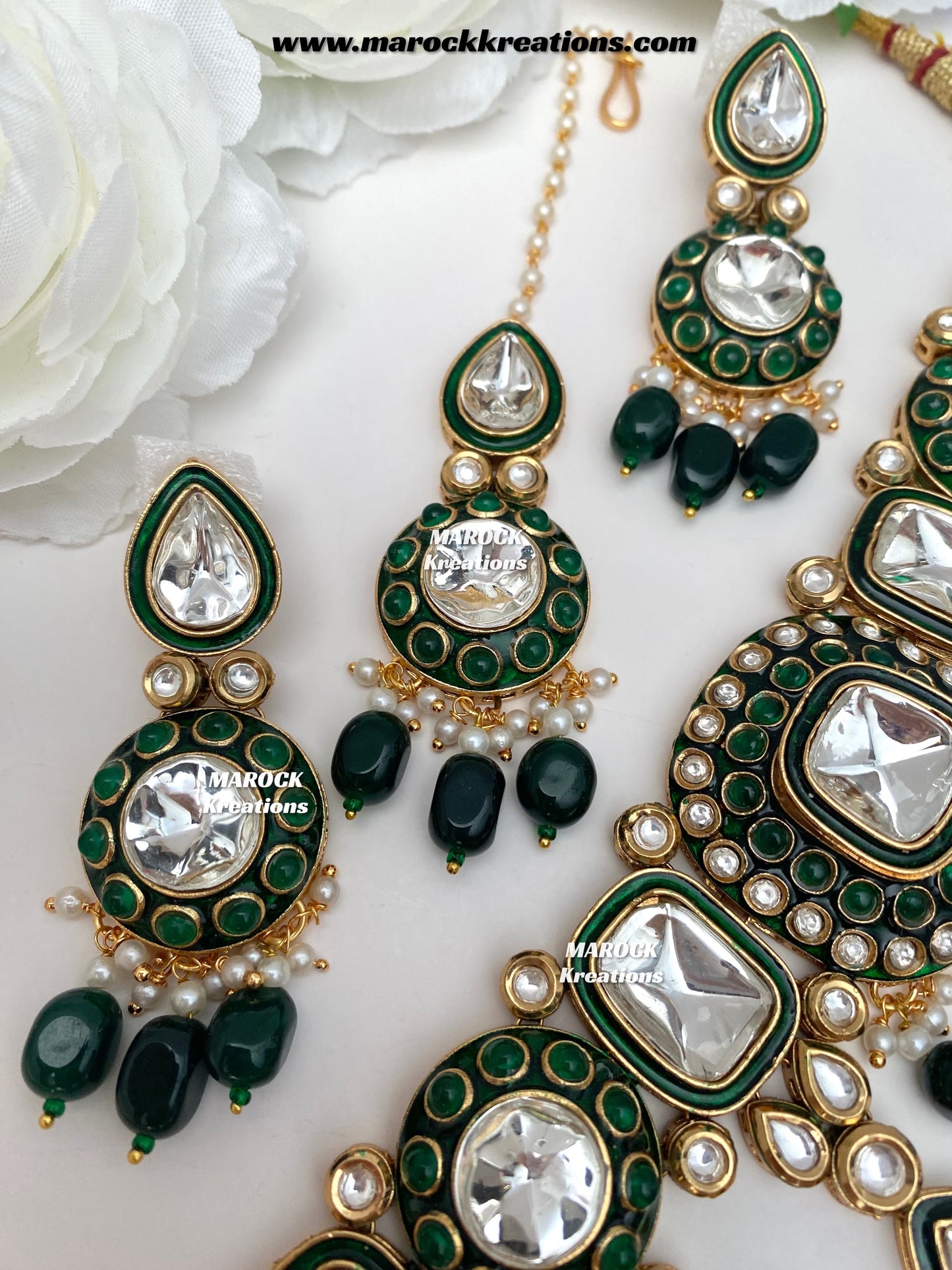 Saliha Premium Quality uncut Kundan choker set
