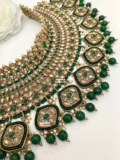 Tashi Premium Quality Polki Statement Bridal set