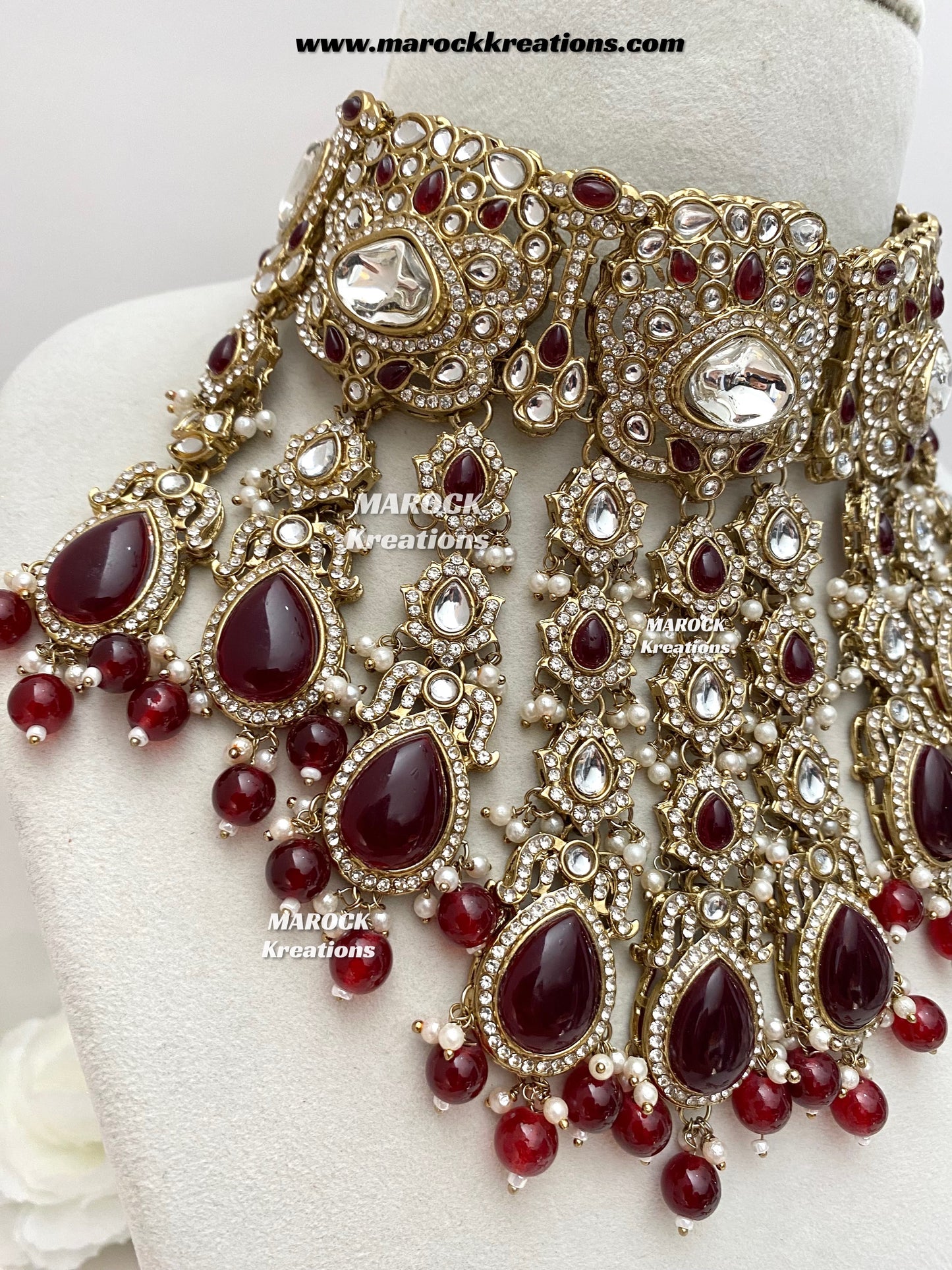 Premium Quality Kundan Statement Bridal set