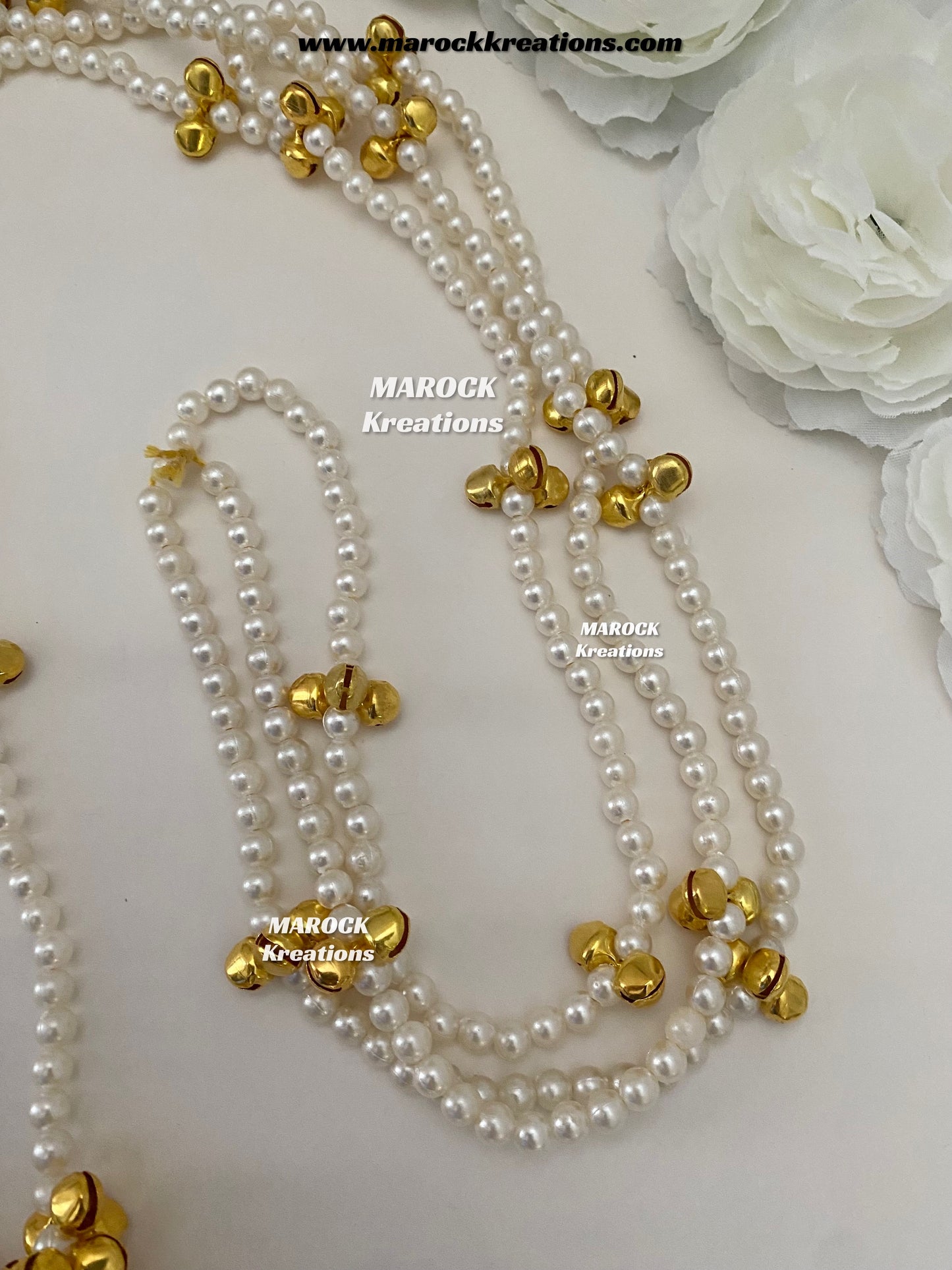 Kashmiri Paranda/Pearls and Ghungroo Paranda