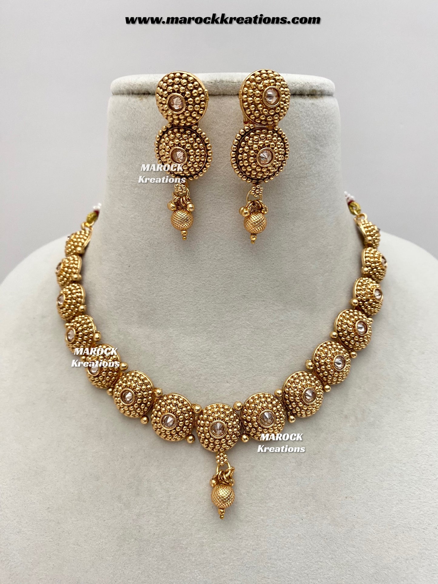 Upasna Premium Quality Gold plated necklace set