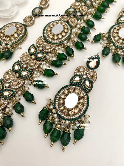 Resmin Premium Quality Mirror Choker set