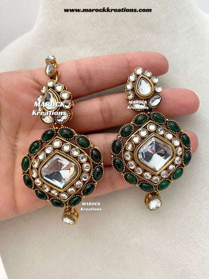 Roksana Sabyasachi inspired Premium Quality Kundan Statement Necklace set