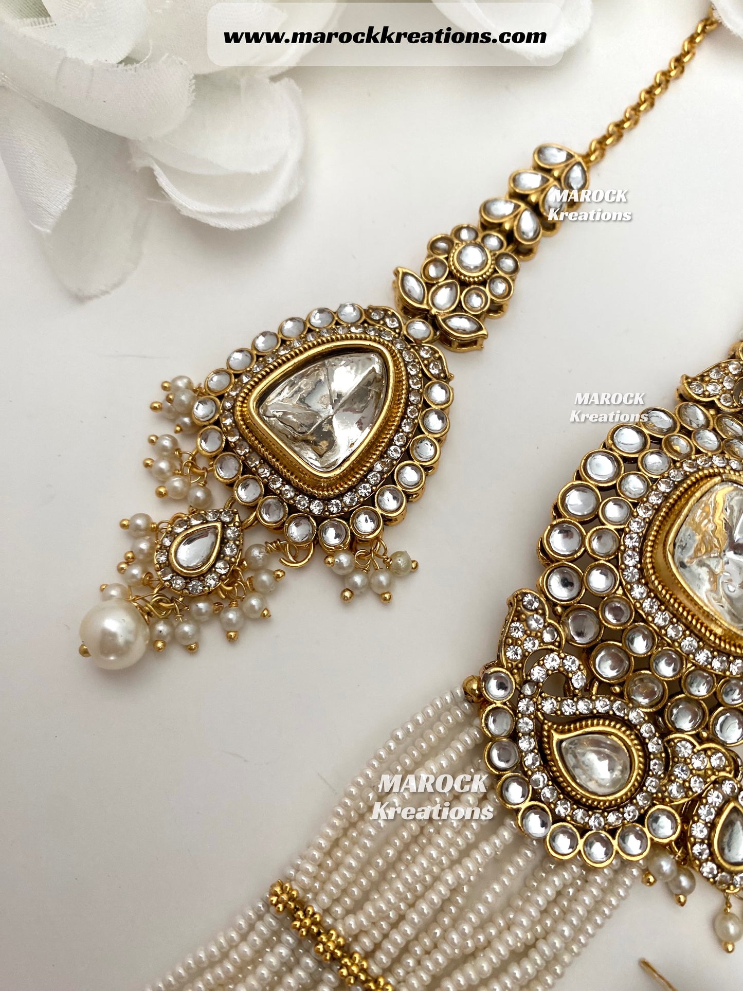 Aarzoo Kundan Statement Choker set