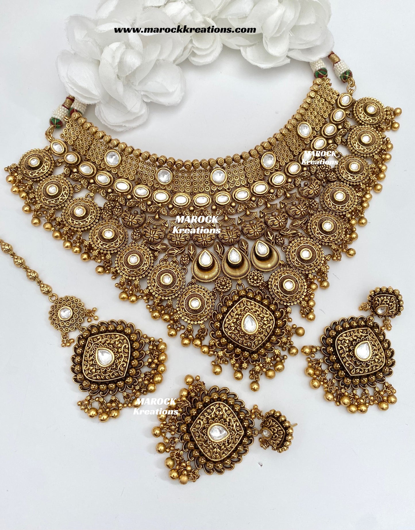 Manara Premium Quality Gold Plated Bridal set