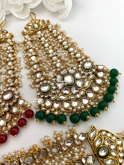 Oversized Kundan Jhoomer/Passa