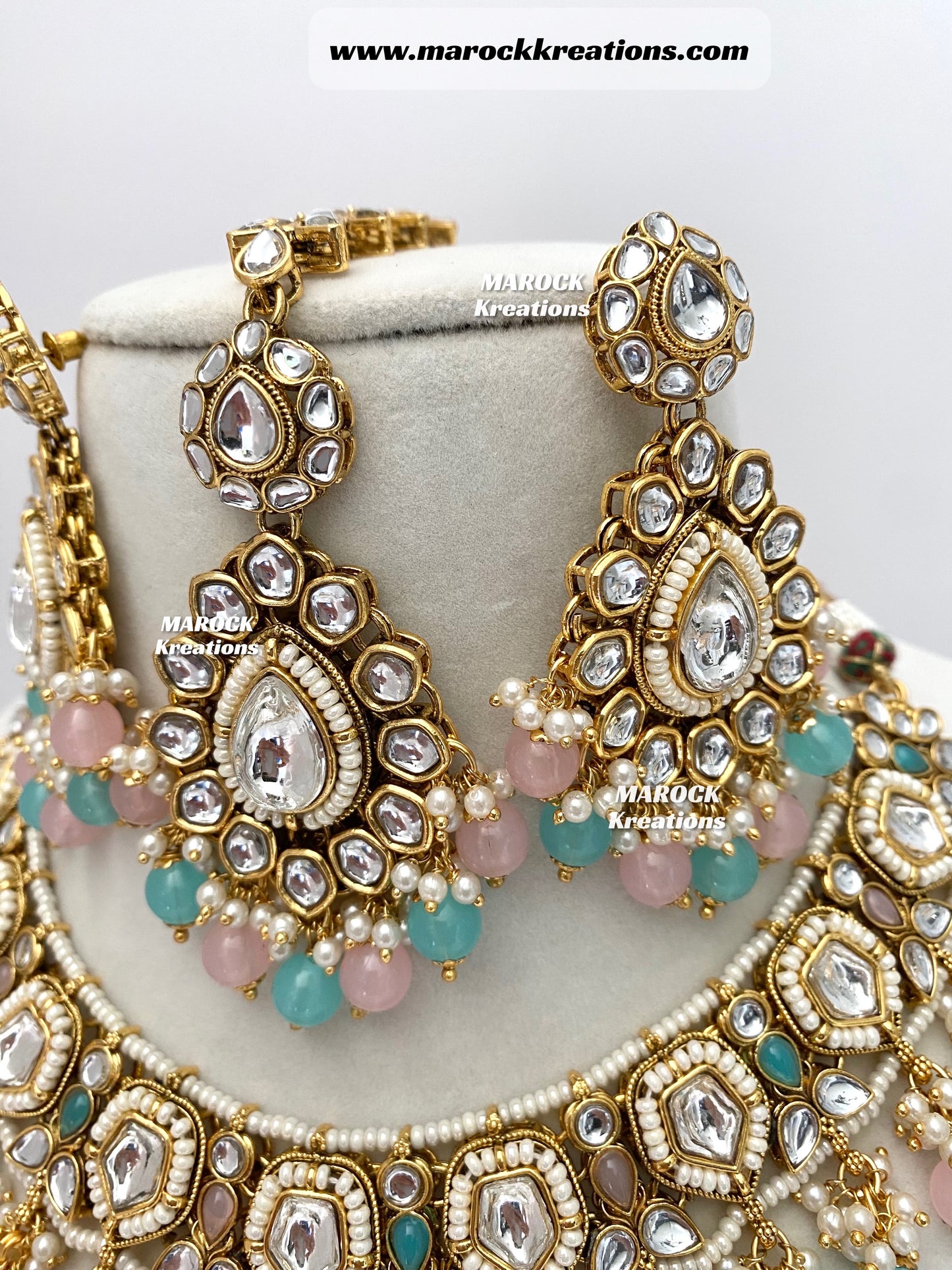 Sania Premium Quality Kundan Necklace set