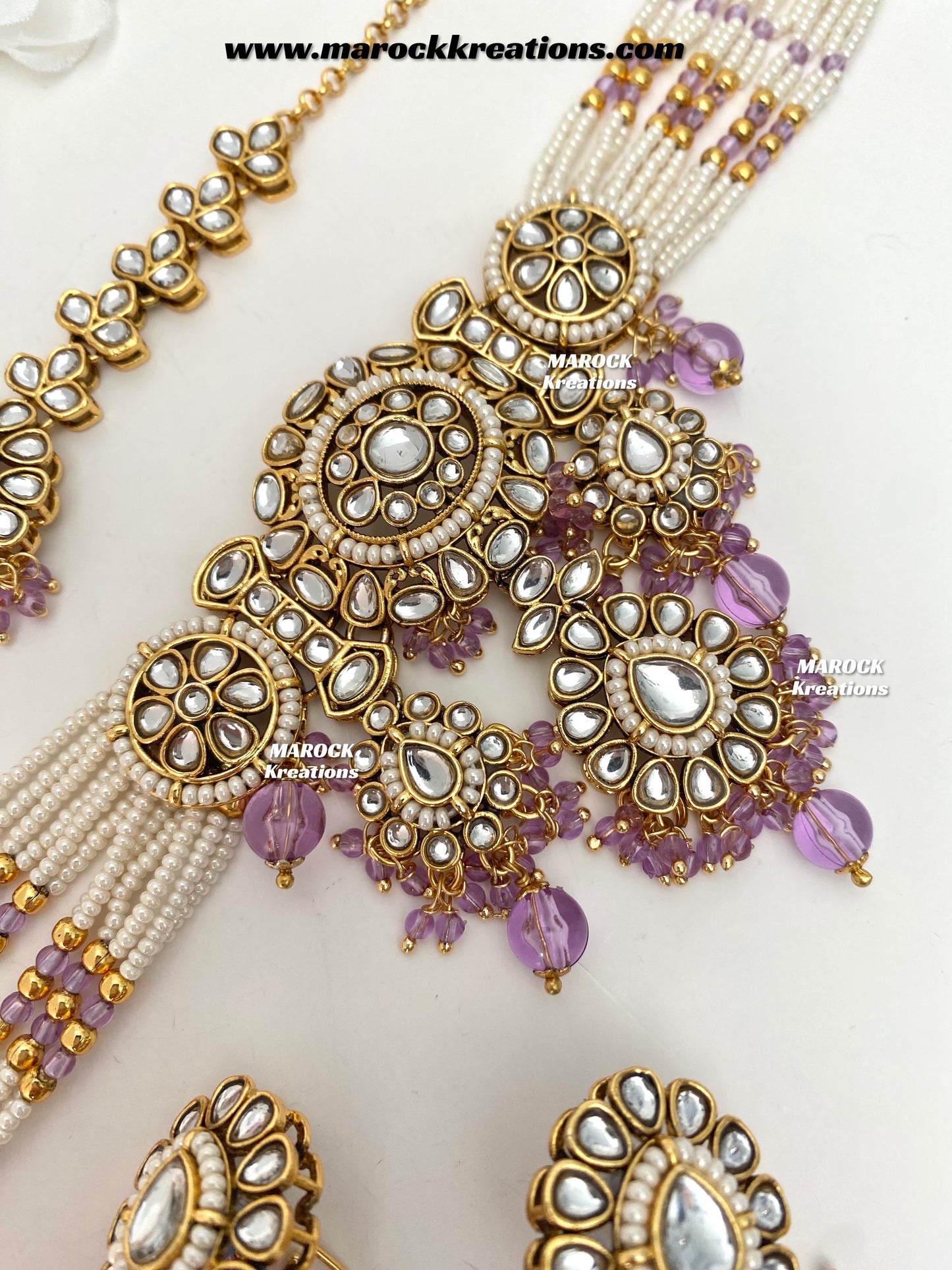 Shaneel Premium quality Kundan Choker set