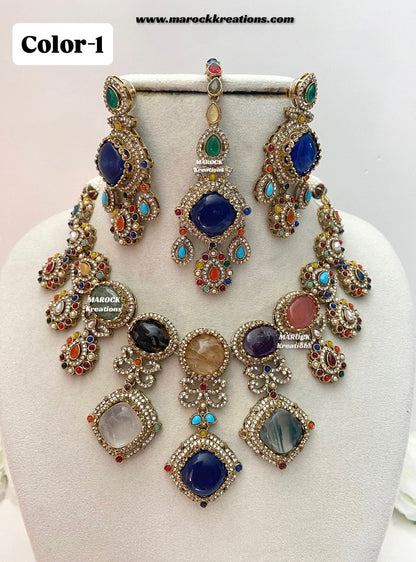Niharika Sabyasachi inspired Premium Quality Kundan statement choker/necklace set