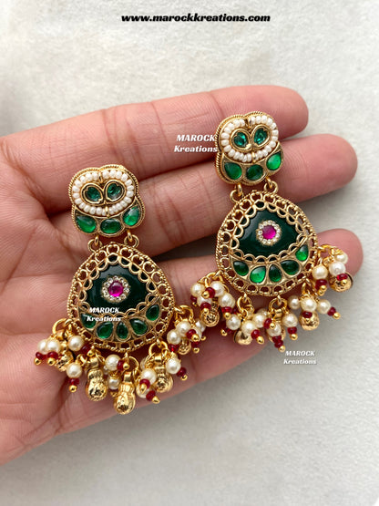 Rupal Premium Quality exclusive Gold Plated heritage necklace set