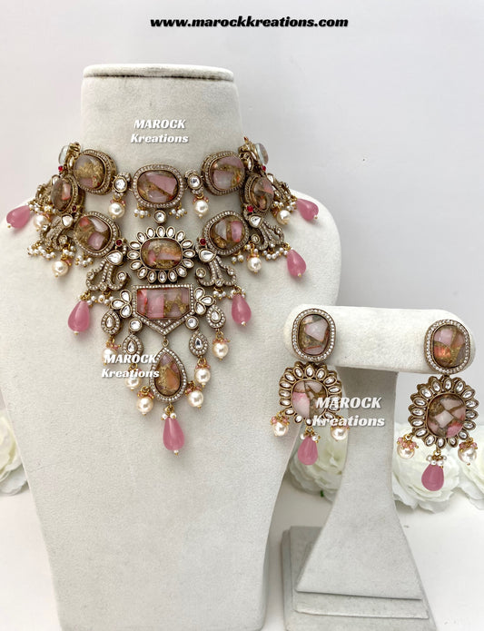 Jane Sabyasachi inspired Premium Quality  Kundan statement necklace set