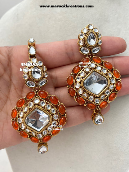 Roksana Sabyasachi inspired Premium Quality Kundan Statement Necklace set