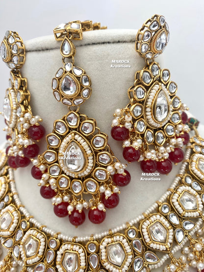 Sania Premium Quality Kundan Necklace set