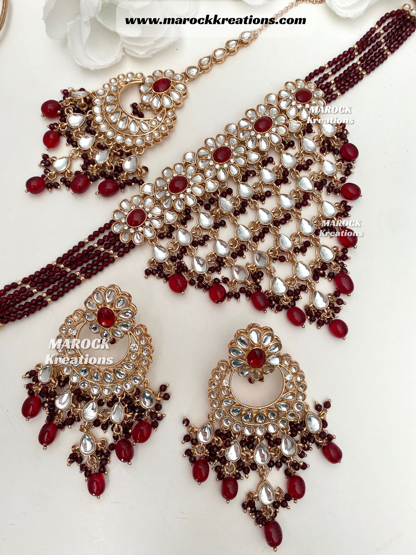 Yasmin premium quality Kundan Statement Choker set