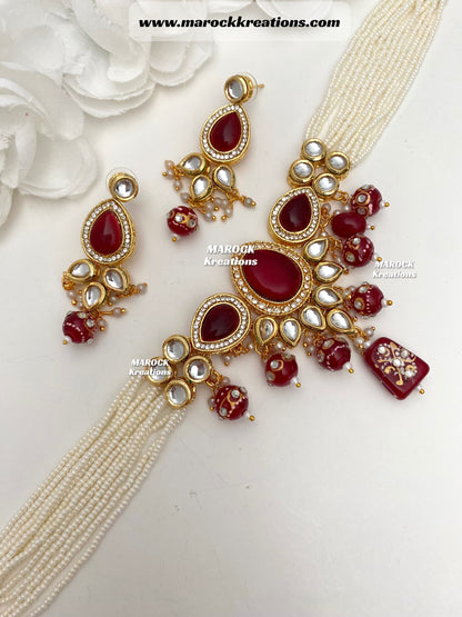 Tanvi Kundan Choker set