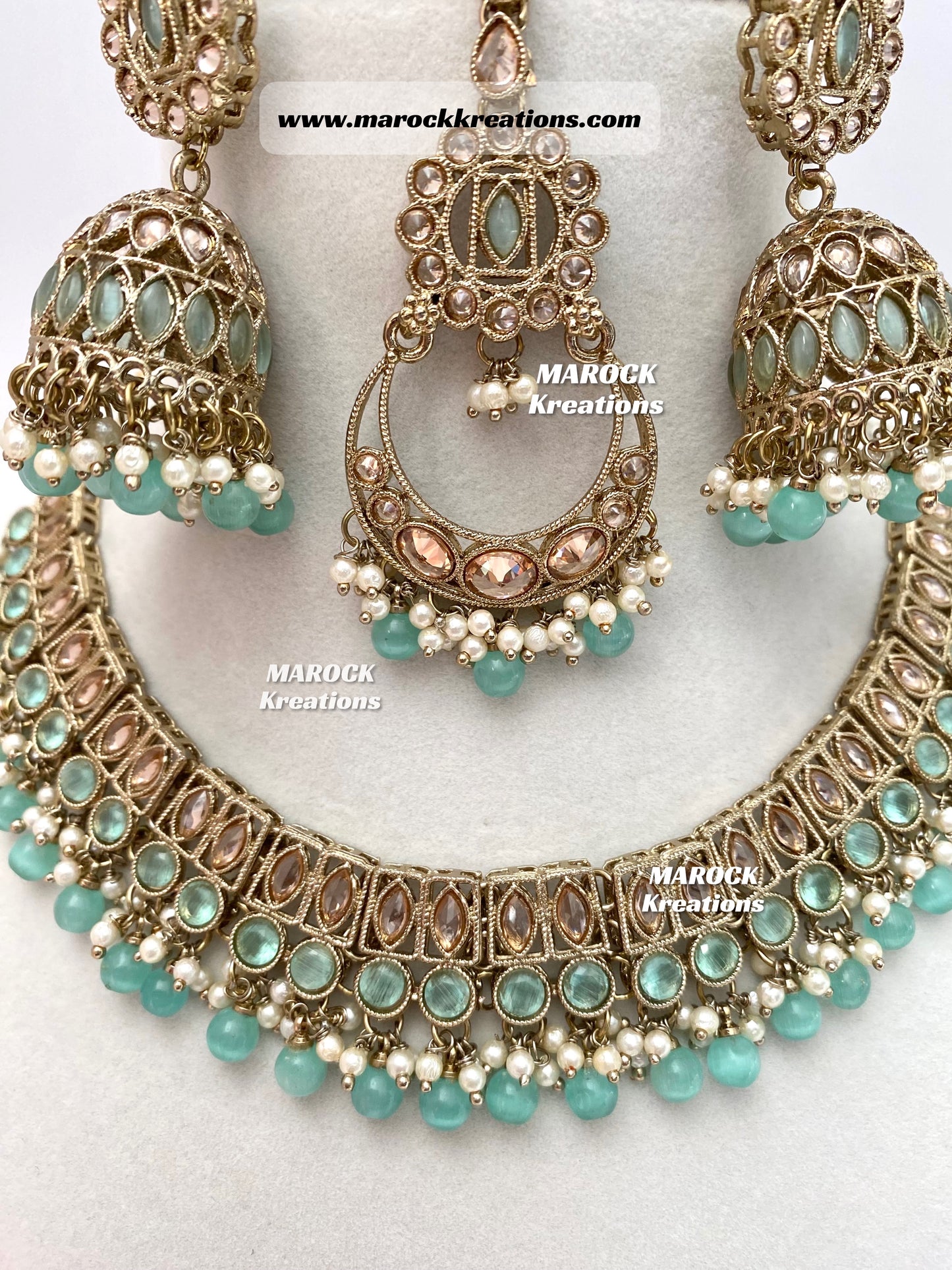 Alisha Antique Polki Choker/Necklace sets